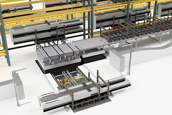 Eckumsetzer mit Hubfunktionen